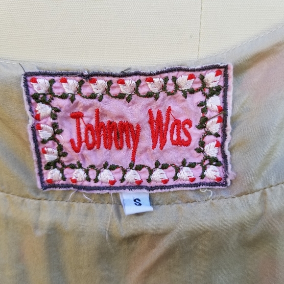 Johnny Was Multicolored Floral Embroidered Strap Babydoll Summer Dress S - Picture 15 of 16